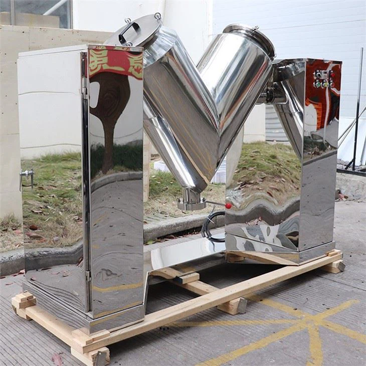 Automatic Dry Powder V-Type Mixer Machine