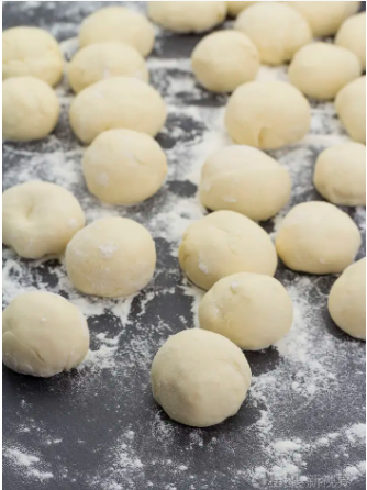 Dough Ball Cutting And Rolling Machine