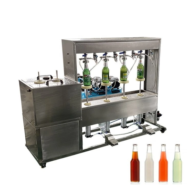 Small Beer Soda Carbonated Beverage Filling Capping Line